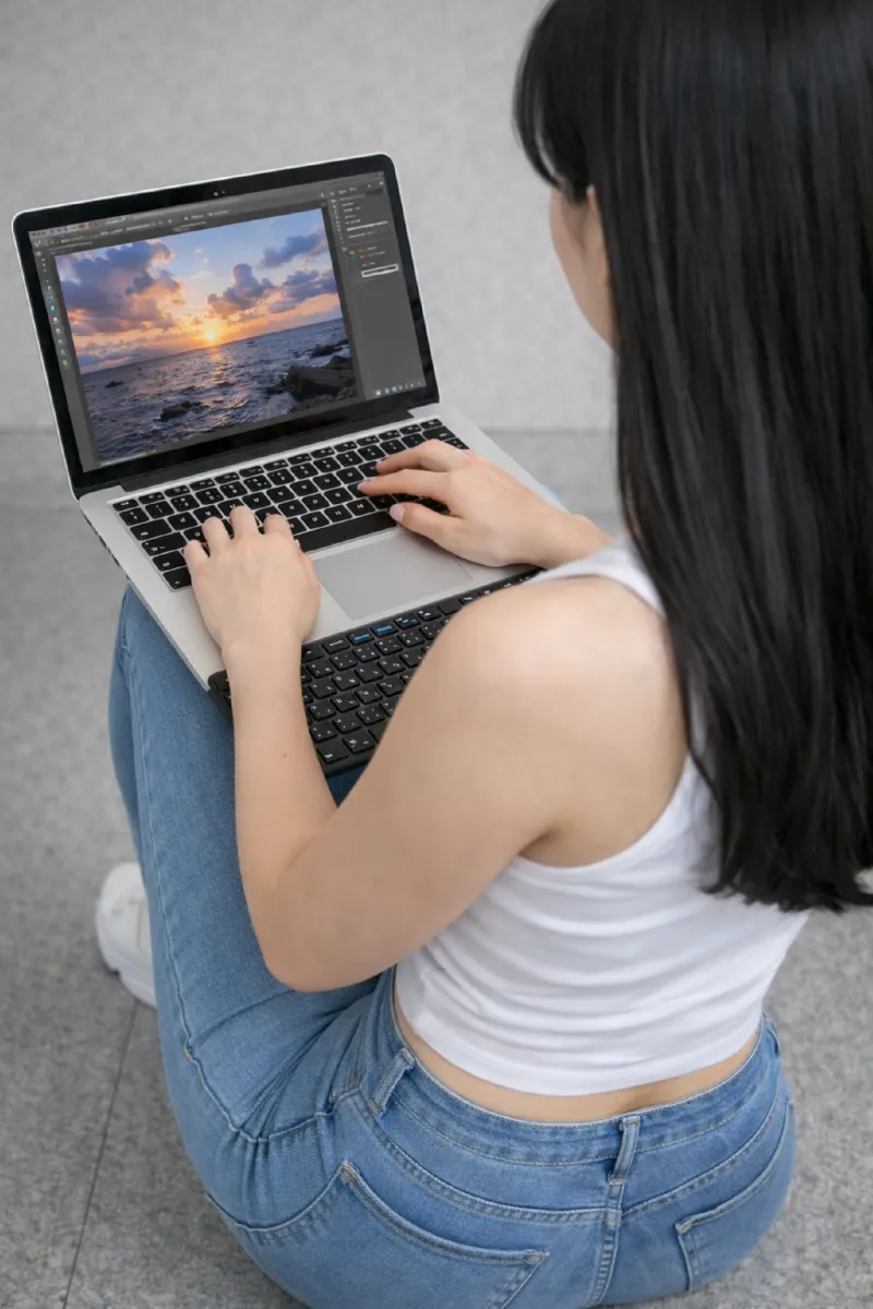 Working on a creative project with k810_back.png